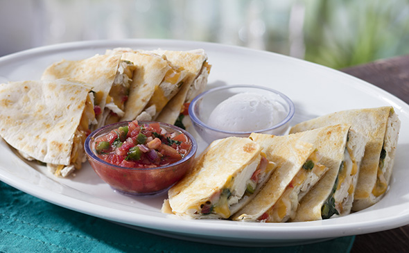 chicken quesadilla menu bahama breeze restaurant
