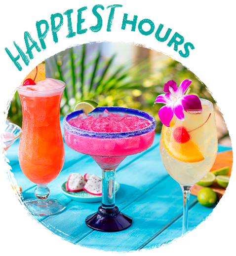 Happiest Hours. Explore the hapy hour menu at Bahama Breeze