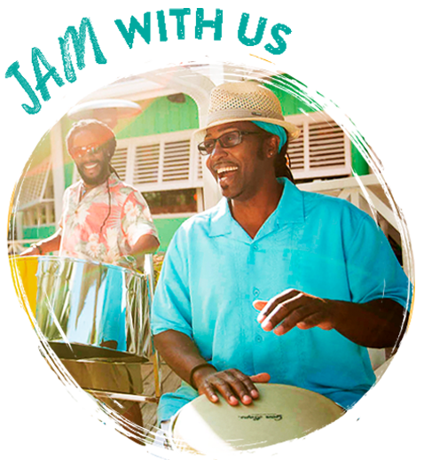 Jam with us. Check who is playing at Bahama Breeze near you