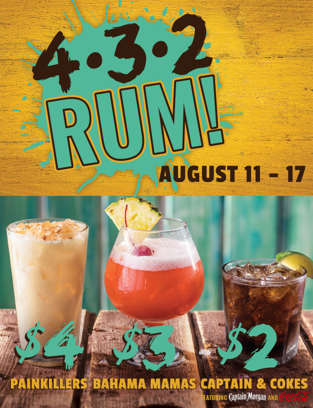 National Rum Day - August 11th-17th