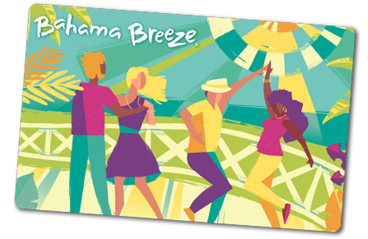 Say Thanks to someone with a Bahama Breeze gift card.