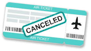 canceled flight ticket