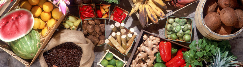 Ingredients of Jerk Jerk cooking ingredients feature a wide variety of fruits, vegetables, and spices